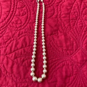 Tiffany & Co. Silver Hardware Ball Necklace